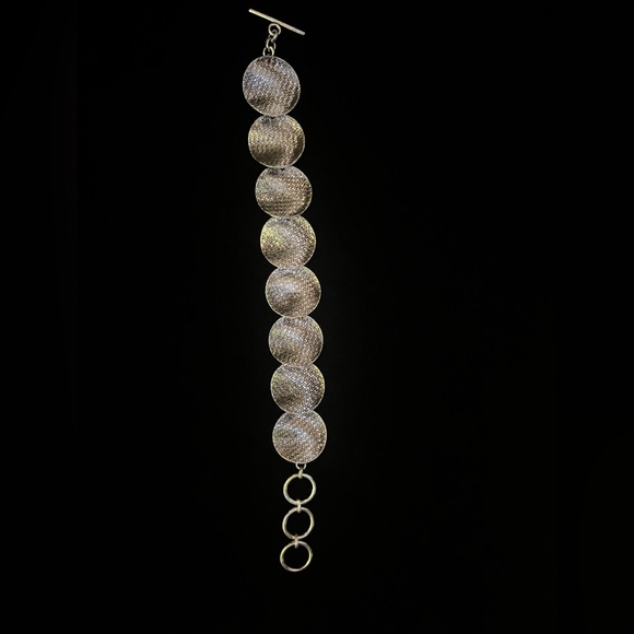 Vintage 925 sterling silver bracelet intricate and unique piece. - Picture 2 of 3